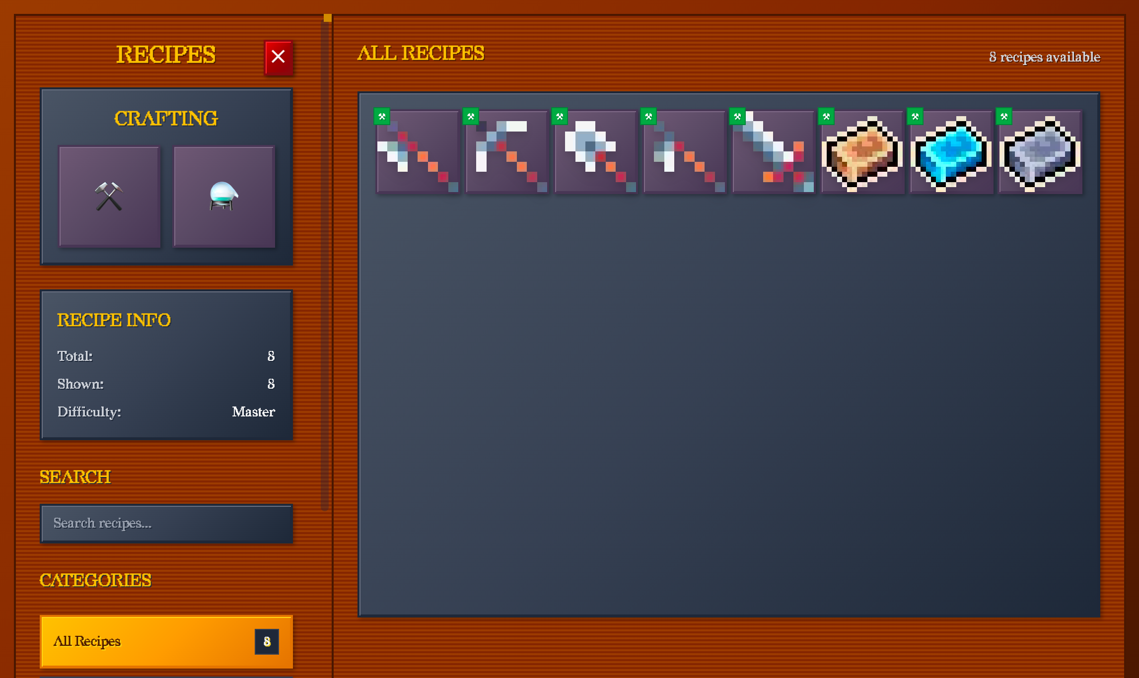 Greendale Recipe System